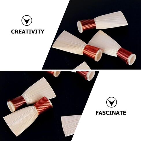 Yardwe 4pcs Traditional Reeds Durable Mouthpieces for Easy Replacement Compact Portable Instrument Accessories for Use in Saudi Arabia