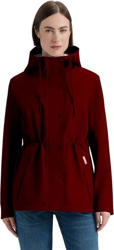HUNTER Women's Abbey Short Rubberized RAIN Jacket in Saudi Arabia