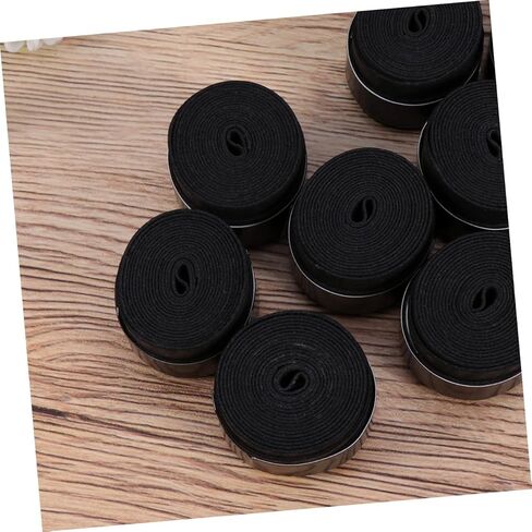 DECHOUS 10Pcs Black Racket Grip Overgrip Perforated Super Absorbent Sweat Band for Tennis Badminton Squash Pickleball Rackets for Humid Conditions in Kuwait