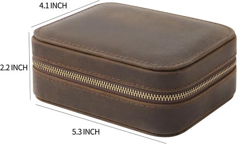 Genuine Leather Guitar Pick Case Holder Box, Acoustic Electric Guitar Accessories Gift for Guitar Player (Black) in Saudi Arabia
