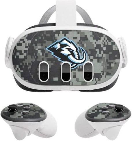 Skinit Decal Gaming Skin Compatible with Meta Quest 3 - Officially Licensed NHL Utah Mammoth Ice Frost Design in Saudi Arabia