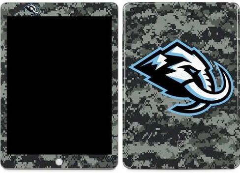غلاف تابلت Skinit ملصق متوافق مع iPad 9.7in (2018) - تصميم أزرق مرخص رسميًا من NHL Utah Mammoth in Saudi Arabia