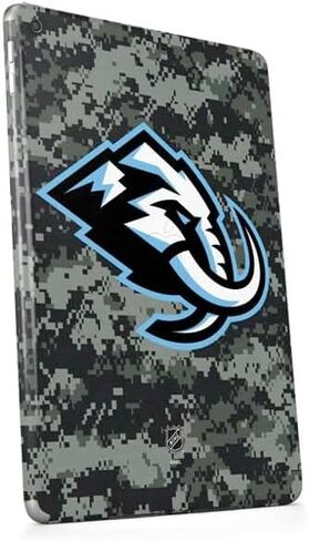 غلاف تابلت Skinit ملصق متوافق مع iPad 9.7in (2018) - تصميم أزرق مرخص رسميًا من NHL Utah Mammoth in Saudi Arabia
