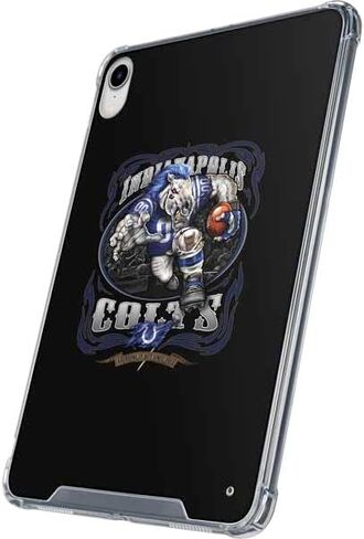 Skinit Clear Tablet Case Compatible with iPad 11th Gen (2025) - Officially Licensed NFL Indianapolis Colts Black & White Design in Saudi Arabia