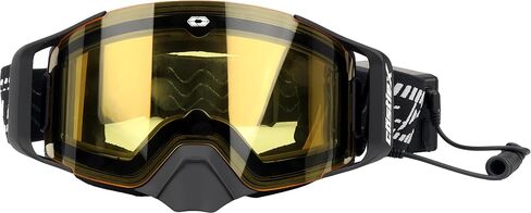 Castle X Coil Heated Snow Goggles - Anti-Fog Goggle for Ski, Snowboard, Snowmobile, White/Gray in Saudi Arabia