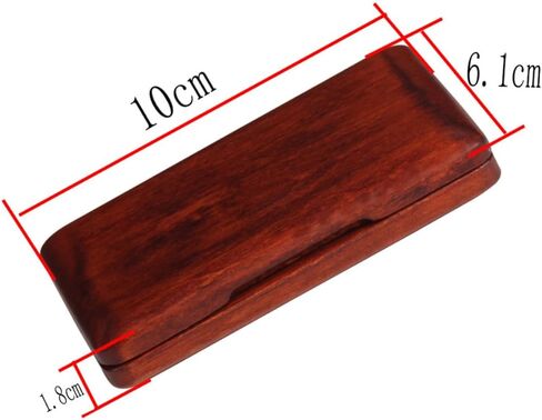 Wooden Oboe Reed Box Lid Small Saxophone Reed Storage Container for Home and Travel in Saudi Arabia