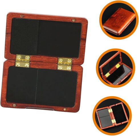 Wooden Oboe Reed Box Lid Small Saxophone Reed Storage Container for Home and Travel in Saudi Arabia
