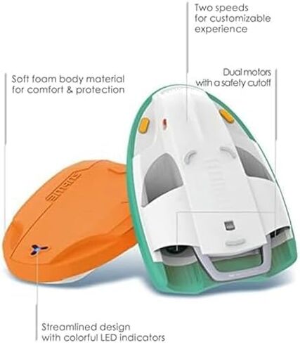 Adult Electric Surfboard - Underwater Booster Kickboard for Swimming, Surfing & Shallow Dives - High-Speed Water Fun & Easy Maneuverability in Saudi Arabia
