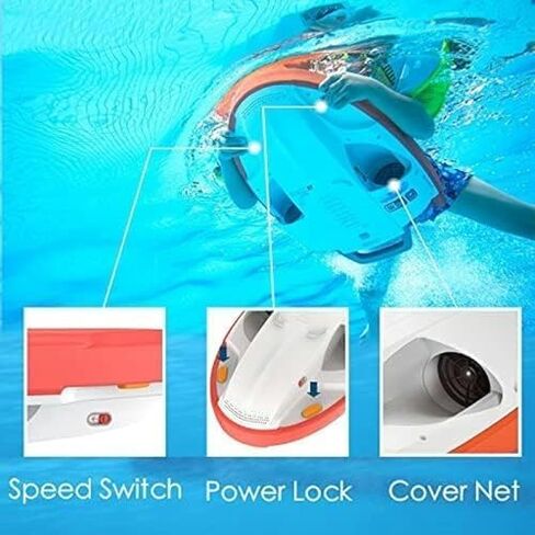 Adult Electric Surfboard - Underwater Booster Kickboard for Swimming, Surfing & Shallow Dives - High-Speed Water Fun & Easy Maneuverability in Saudi Arabia