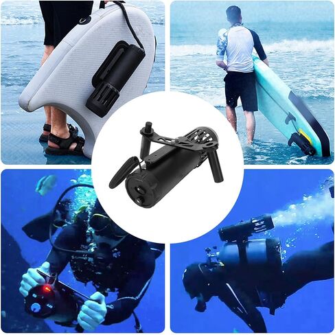 Underwater Scooter, Brushless Motor Diving Propeller Thruster with 4400mAh Battery, Lightweight Aluminum Alloy Design for Surfboard Paddleboard Snorkeling Diving Gear in Saudi Arabia