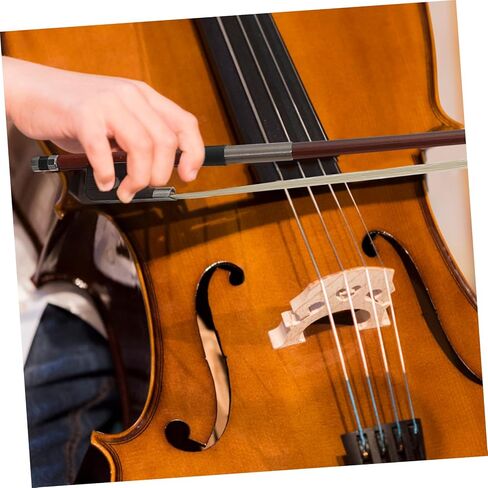 Violoncello Bow with Natural Horsetail Hair Practice Cello Bow for Students and Beginners Excellent Balance and Resilience Durable Instrument Part for Music Enthusiasts in Saudi Arabia