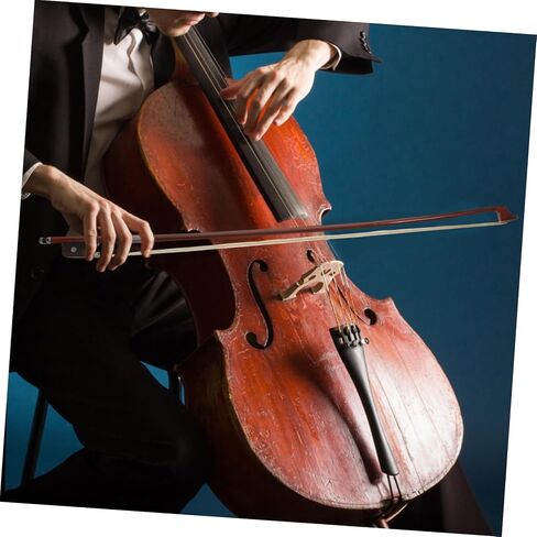 Violoncello Bow with Natural Horsetail Hair Practice Cello Bow for Students and Beginners Excellent Balance and Resilience Durable Instrument Part for Music Enthusiasts in Saudi Arabia