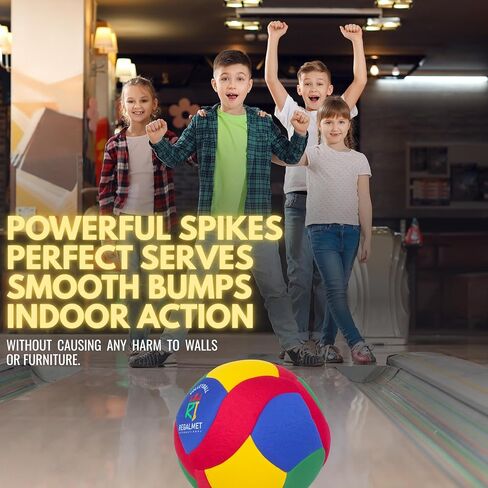 Softy Volleyball – Super Soft, Pain-Free Play – Kids Indoor Volleyball Ball with Realistic Feel & Bounce – No-Sting Volleyball for Kids Indoor Practice in Saudi Arabia