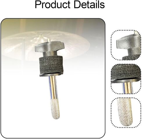 Cymbal Stacker Percussion Instrument Accessories Easy to Install Sturdy Practical Replacement Attachment for Beginners Bands- Length 12cm in Saudi Arabia