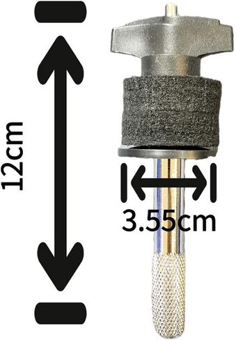 Cymbal Stacker Percussion Instrument Accessories Easy to Install Sturdy Practical Replacement Attachment for Beginners Bands- Length 12cm in Saudi Arabia