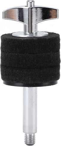 Tissting Cymbal Stacker for Drum Set, Aluminum Alloy Felt Cymbal Stand Stacker Attachment, Shock Absorption Stackable Holder for Drum Kit Hardware (Silver) in Saudi Arabia
