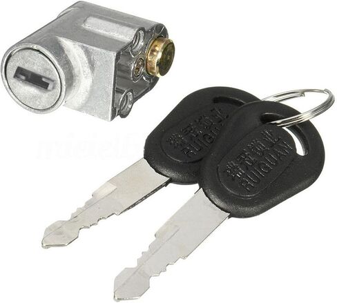 Electric Bike Battery Box Safety Lock, E-Bike Case Lock & Key Set with 2 Keys for Portable Outdoor Cycling Motorcycle Electric BIK-e Scooter Battery Loc-k in Saudi Arabia