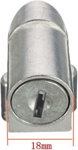 Electric Bike Battery Box Safety Lock, E-Bike Case Lock & Key Set with 2 Keys for Portable Outdoor Cycling Motorcycle Electric BIK-e Scooter Battery Loc-k in Saudi Arabia