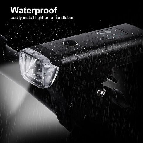 EVTSCAN Bike Headlight Waterproof Bike LED Bright Front Lamp USB Rechargeable Bicycle Head Light in Saudi Arabia