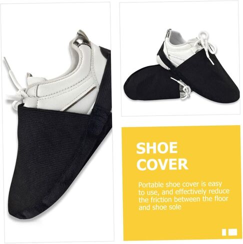 Adjustable Bowling Shoe Covers Slider Reusable Dirt-Resistant Overshoes for Bowling Sports Protective Shoe Bottom Guards for Men and Women Compact and Easy to Carry in Saudi Arabia