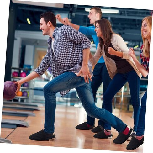 Elastic Bowling Shoe Protectors with Non-Slip Half Covers Lightweight Overshoes for Men and Women Moisture and Dirt Resistant Bowling Shoe Mats Reusable Slip-Resistant Slider in Saudi Arabia