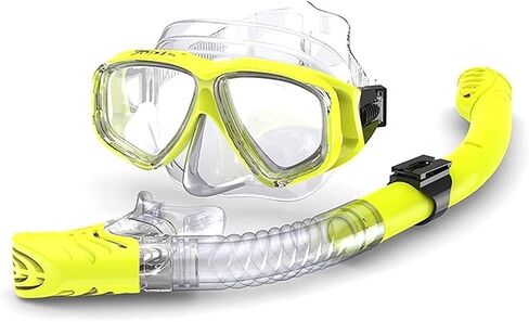 Diving Masks Diving Snorkel Unisex Swimming High-Definition Lenses Diving Equipment Silicone Integrated Swimming in Saudi Arabia