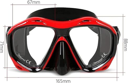 Diving Mask Snorkelling Mask Professional Diving Masks Watersports Snorkel Equipment Underwater Adults Or Kids Swimming in Saudi Arabia