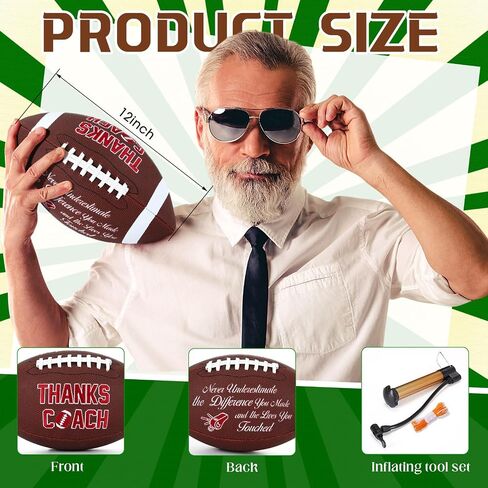 Soulchen 1 Set Coach Gifts Size 9 Embroidered Football with Pump & 2 Needles Net Bag 12inch Regulation Ball with Textured Grip Football Lovers Gift for Practice Training in Saudi Arabia