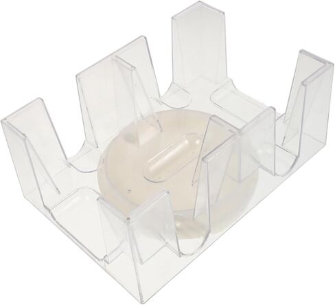 صينية حامل بطاقات البوكر الدوارة من كيسانجيل مع تصميم دوار، سعة قاعدة غير قابلة للانزلاق للطوابق، منظم بطاقات اللعب العملي للاستخدام المنزلي والترفيه in Kuwait