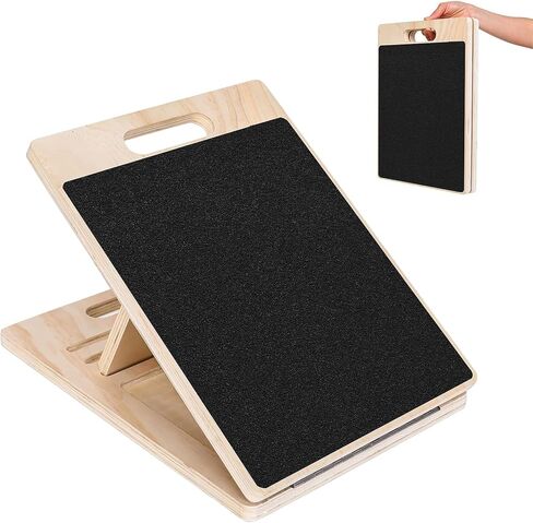 Adjustable Slant Board for Calf Stretching，Calf Stretch Incline Plate for Exercise, Squats and Physical Therapy，Foot and Ankle Physical Therapy & Leg Stretching & Tool for Back and Leg Pain Relief in Saudi Arabia