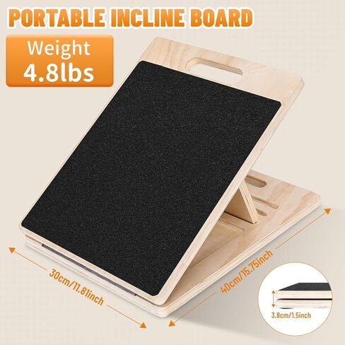 Adjustable Slant Board for Calf Stretching，Calf Stretch Incline Plate for Exercise, Squats and Physical Therapy，Foot and Ankle Physical Therapy & Leg Stretching & Tool for Back and Leg Pain Relief in Saudi Arabia