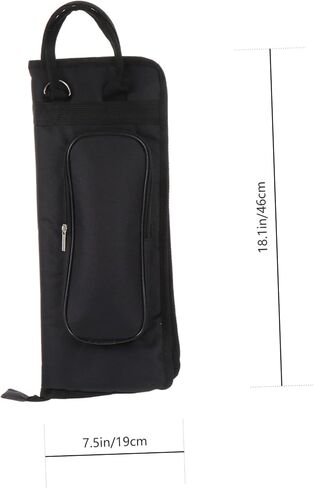 FAVOMOTO Drumsticks Carrying Case Multi-functional Drumstick Holder Pouch Capacity Portable Design for Percussion Instruments for Organizing and Storing in Saudi Arabia