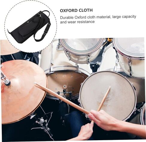 FAVOMOTO Drumsticks Carrying Case Multi-functional Drumstick Holder Pouch Capacity Portable Design for Percussion Instruments for Organizing and Storing in Saudi Arabia