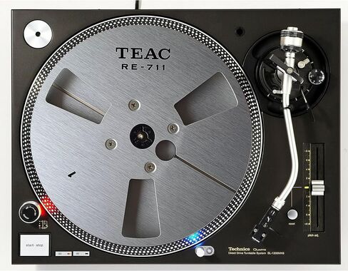 DJ Reel to Reel #3 Scratch Pad 1200 Vinyl Memorabilia 12" inch Slip Mat Turntable Slipmat DJ Platter Pad x1 in Saudi Arabia