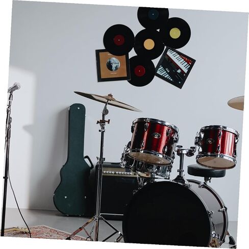 10Pcs Drum Felt Pads Non-slip Cymbal Protection Set Replacement for Drum Kits Prevent Damage Compatible in Saudi Arabia