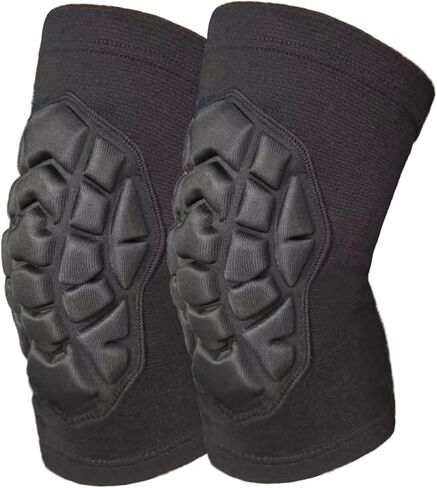 Knee Pads for Skating, Dance Kneepads for Football, Basketball, Skateboard, Workout Men - Lightweight & Elastic Gear Knee Sleeve for Wrestling, Volleyball, Climbing, Gardening, Flooring Women, Black L in Saudi Arabia