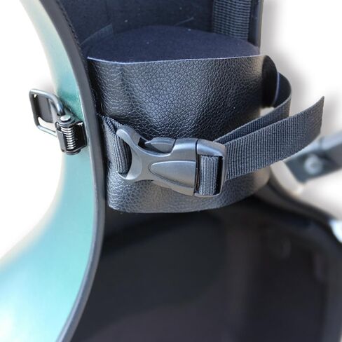 حافظة التشيلو من ألياف الكربون مقاس 4/4 بالحجم الكامل مع عجلات ومقبض مضمن صندوق التشيلو ذو الغلاف الصلب وحزام خلفي خفيف الوزن وملحقات التشيلو المحمولة كاليفورنيا. 4.0 كجم in Kuwait