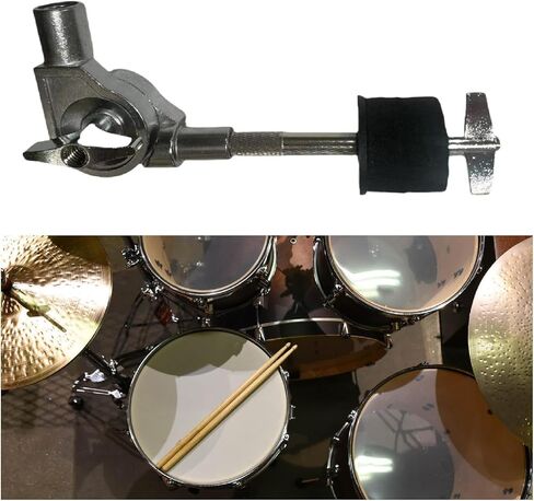Cymbal Holder, Cymbal Stand Drum Parts Sturdy Adjustable Angle, Easy to Install, Cymbal Metal Support, Cymbal Connecting Rod, 6.5cmx15.3cm in Kuwait