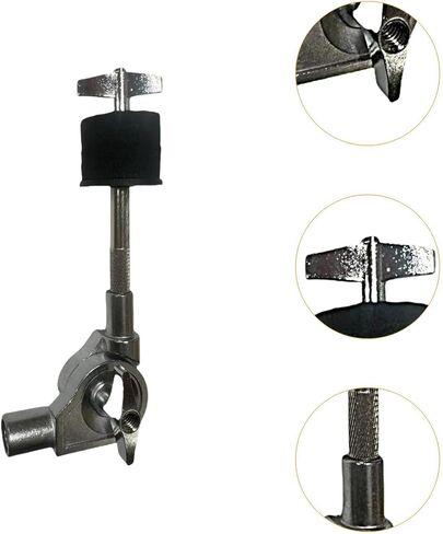 Cymbal Holder, Cymbal Stand Drum Parts Sturdy Adjustable Angle, Easy to Install, Cymbal Metal Support, Cymbal Connecting Rod, 6.5cmx15.3cm in Kuwait