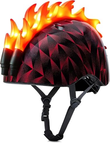 Toddler Bike Helmet with LED Lights, Kids Helmet for Boys 3-8 Years, Adjustable Kids Bike Helmets Toddler Helmets for Bicycle Skateboard Scooter in Saudi Arabia