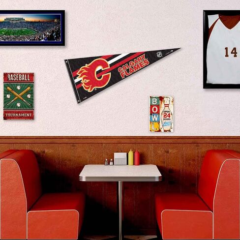 Calgary Flames Pennant Flag and Wall Tack Pads Mounts in Saudi Arabia