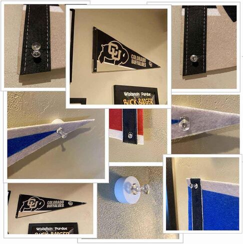 Calgary Flames Pennant Flag and Wall Tack Pads Mounts in Saudi Arabia