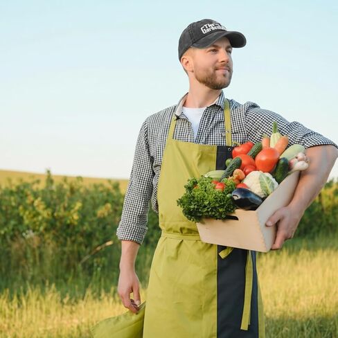 Gardening Gifts for Men, Adjustable Cotton Baseball Cap with Gift Box for Plant Lovers Black in Saudi Arabia