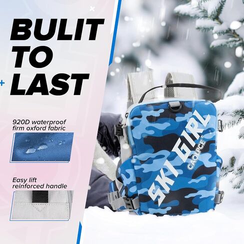 Ski Harness for Kids, Kids Skis Harness Strap with Snowboard Leashes, Toddler Ski Kids Snowboard Teach Speed Control in Saudi Arabia