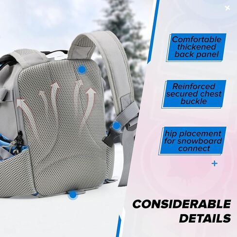 Ski Harness for Kids, Kids Skis Harness Strap with Snowboard Leashes, Toddler Ski Kids Snowboard Teach Speed Control in Saudi Arabia
