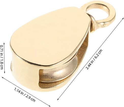 Brass Flag Pole Pulley Yacht Hardware Flag Rope Pulley Rope Flagpole Accessories in Saudi Arabia