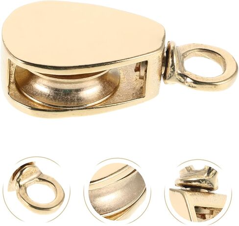 Brass Flag Pole Pulley Yacht Hardware Flag Rope Pulley Rope Flagpole Accessories in Saudi Arabia