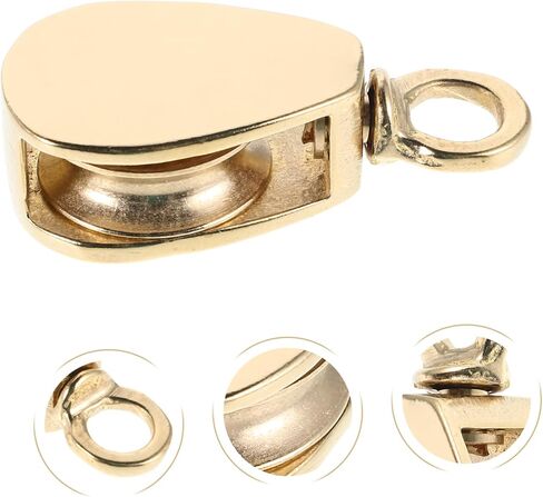 Milisten Flag Pole Hardware Kit Brass Rope Pulley Environment Accessory Canoe Sailing Gear in Saudi Arabia