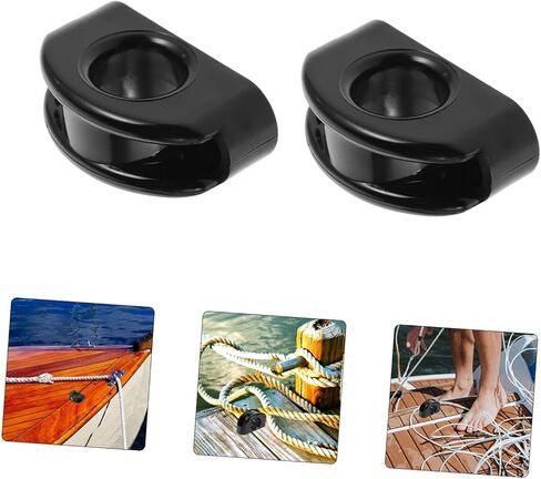 Milisten 2 Pcs Nylon Pulley Kit for Boats and Yachts Large Roller Wheel for Smooth Wire Guidance Easy Install Pulley for Canoes and Vessels in Saudi Arabia