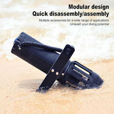 Underwater Scooter Submersible Scooter Diving Scooter 10KG Thrust Brushless Motor for Scuba Diving Snorkeling up to 30m Depth with 4400MAH Battery in Saudi Arabia